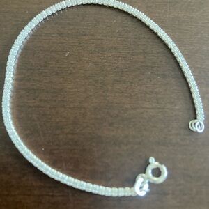 Sterling and zirconia tennis bracelet